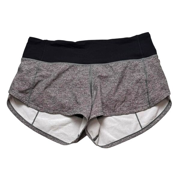 Lululemon Speed Up Short Low-Rise 2.5" *Heather Lux Multi Black - Picture 2 of 8